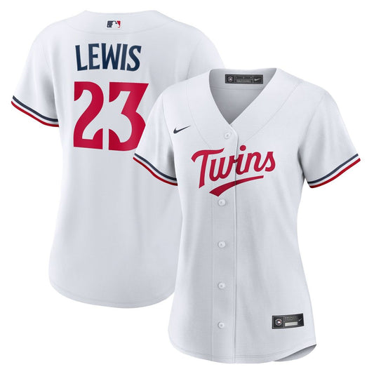 Minnesota Twins Royce Lewis Nike Women's Home Replica Jersey - White MLB Team Jersey Baseball Fan Apparel
