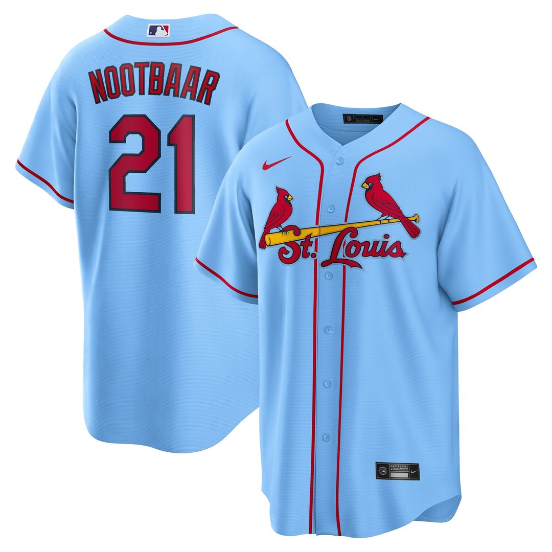 St. Louis Cardinals Lars Nootbaar Nike Home Replica Jersey - White MLB Team Jersey Baseball Fan Apparel