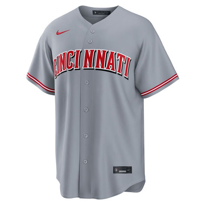 Cincinnati Reds Elly De La Cruz Nike Road Replica Jersey - Gray MLB Team Jersey Baseball Fan Apparel
