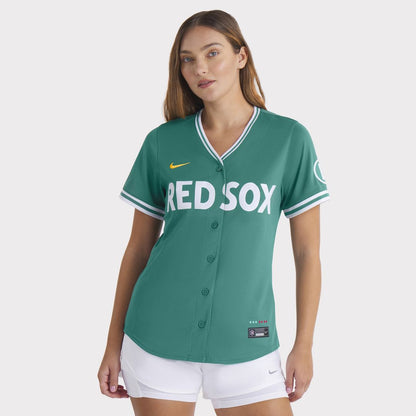 Boston Red Sox Nike Women's 2025 City Connect Limited Jersey - Green MLB Team Jersey Baseball Fan Apparel