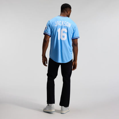 Kansas City Royals Bo Jackson Nike Throwback Cooperstown Limited Jersey - Light Blue MLB Team Jersey Baseball Fan Apparel