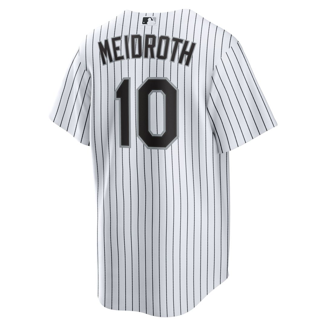 Chicago White Sox Chase Meidroth Nike Home Replica Jersey - White MLB Team Jersey Baseball Fan Apparel