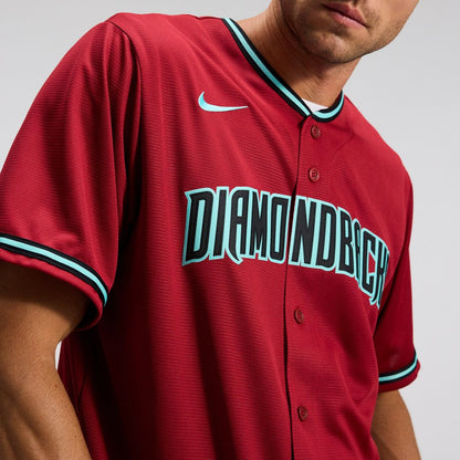 Arizona Diamondbacks Corbin Carroll Nike Alternate 2 Replica Jersey - Crimson MLB Team Jersey Baseball Fan Apparel