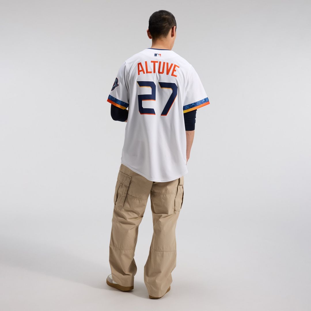 Houston Astros Jose Altuve Nike 2025 City Connect Limited Player Jersey - White MLB Team Jersey Baseball Fan Apparel