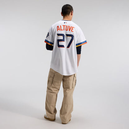 Houston Astros Jose Altuve Nike 2025 City Connect Limited Player Jersey - White MLB Team Jersey Baseball Fan Apparel