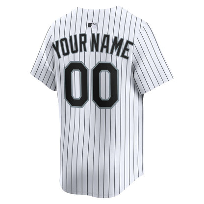 Chicago White Sox Nike Youth Home Custom Limited Jersey - White MLB Team Jersey Baseball Fan Apparel