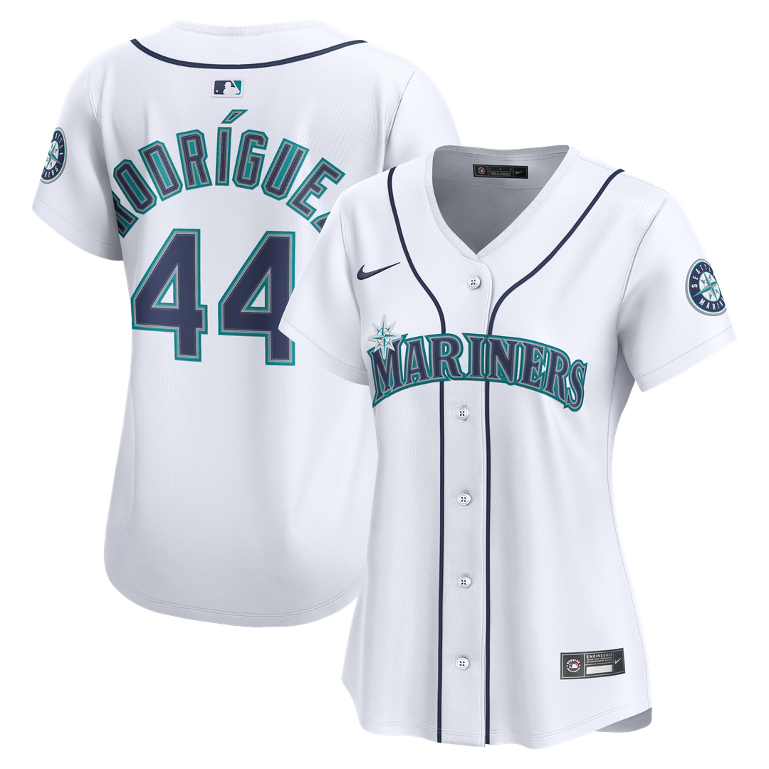 Seattle Mariners Julio Rodríguez Nike Women's Home Limited Jersey - White MLB Team Jersey Baseball Fan Apparel