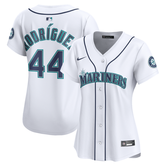Seattle Mariners Julio Rodríguez Nike Women's Home Limited Jersey - White MLB Team Jersey Baseball Fan Apparel