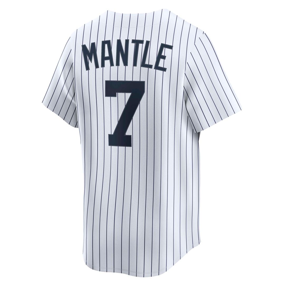 New York Yankees Mickey Mantle Nike Throwback Cooperstown Limited Jersey - White MLB Team Jersey Baseball Fan Apparel