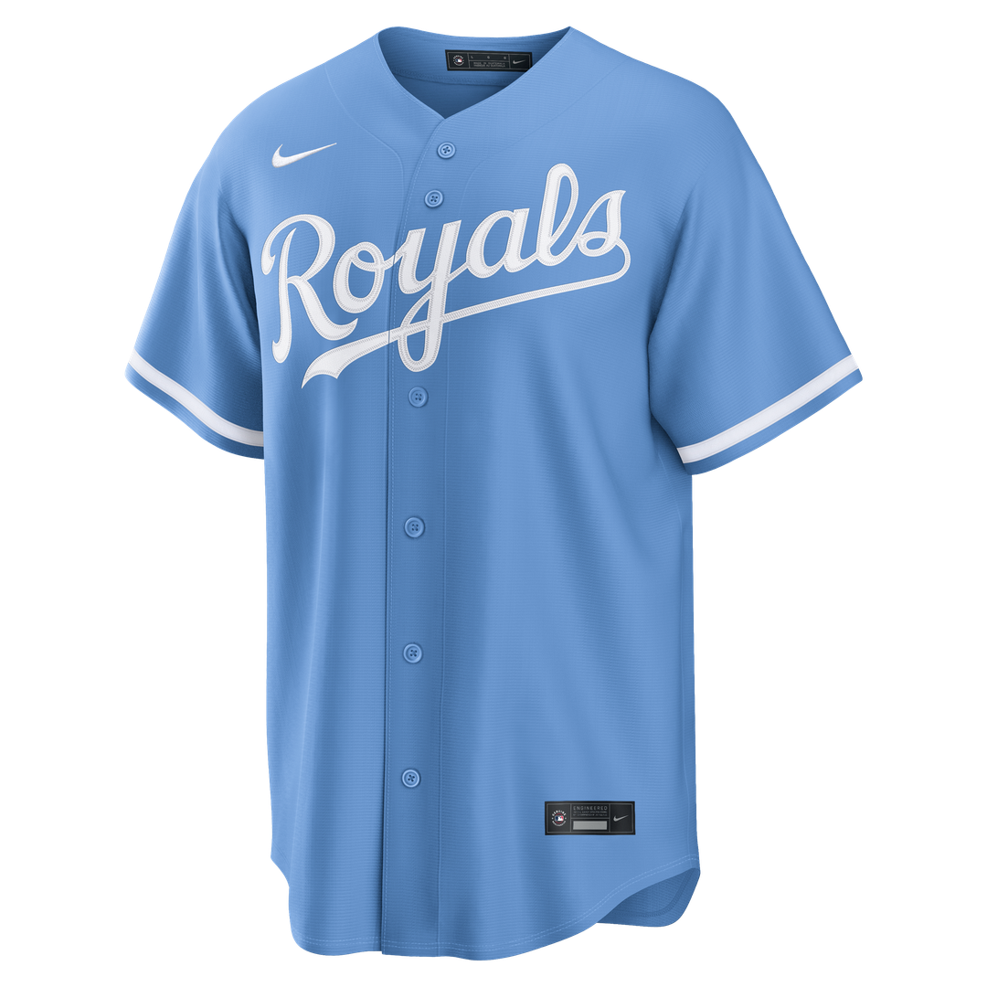 Kansas City Royals Bobby Witt Jr. Nike Road Replica Jersey - Gray MLB Team Jersey Baseball Fan Apparel