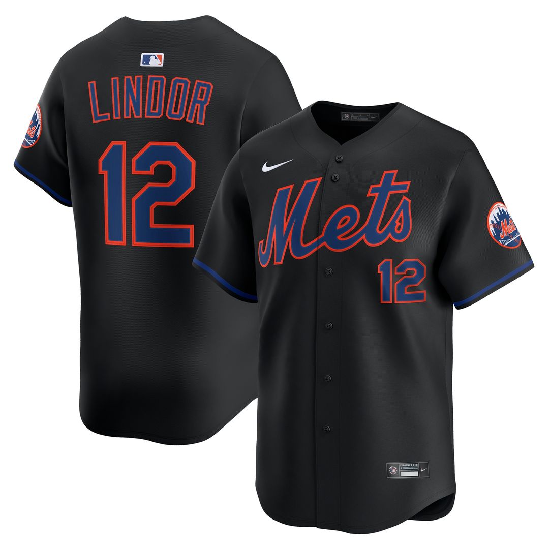 New York Mets Francisco Lindor Nike Road Limited Player Jersey - Gray MLB Team Jersey Baseball Fan Apparel