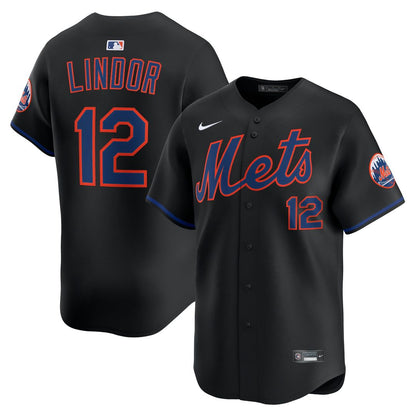 New York Mets Francisco Lindor Nike Road Limited Player Jersey - Gray MLB Team Jersey Baseball Fan Apparel