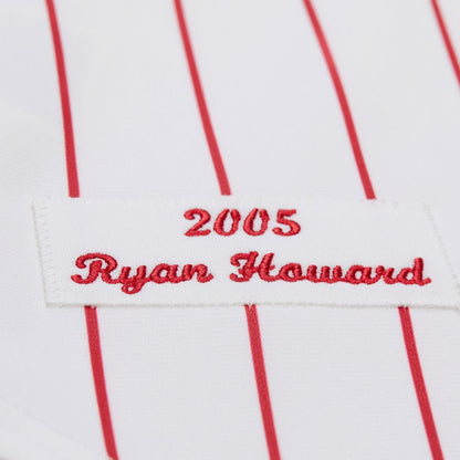 Philadelphia Phillies Ryan Howard Mitchell & Ness Cooperstown Authentic Jersey - White MLB Team Jersey Baseball Fan Apparel