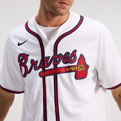 Atlanta Braves Nike Home Limited Jersey - White MLB Team Jersey Baseball Fan Apparel