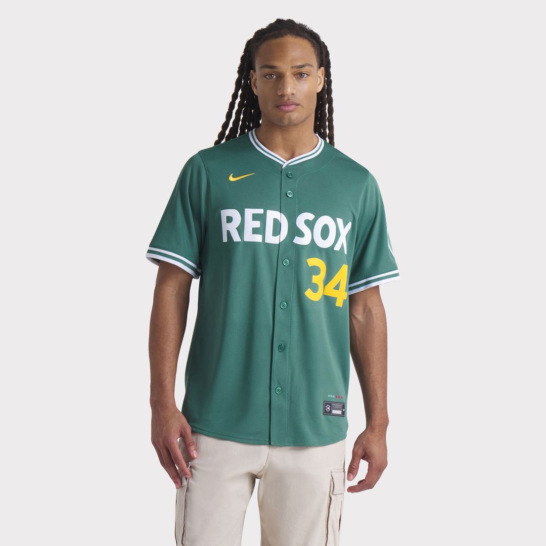 Boston Red Sox David Ortiz Nike 2025 City Connect Limited Retired Player Jersey - Green MLB Team Jersey Baseball Fan Apparel