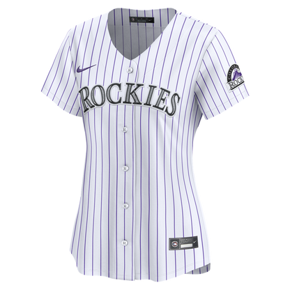 Colorado Rockies Nike Women's Home Limited Jersey - White MLB Team Jersey Baseball Fan Apparel