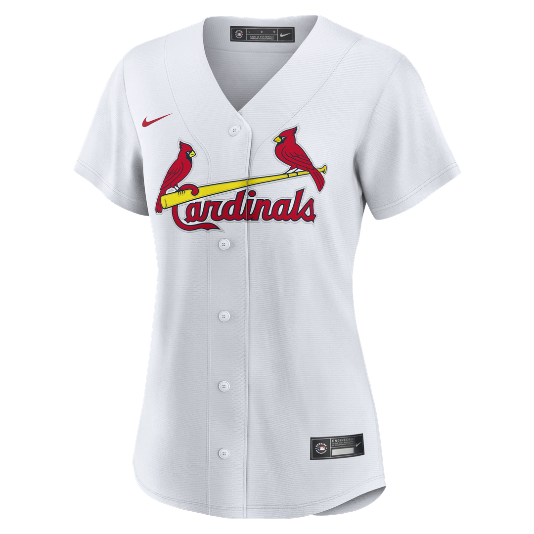 St. Louis Cardinals José Fermín Nike Women's Home Replica Jersey - White MLB Team Jersey Baseball Fan Apparel
