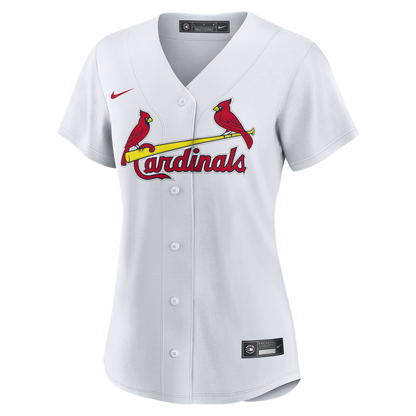 St. Louis Cardinals José Fermín Nike Women's Home Replica Jersey - White MLB Team Jersey Baseball Fan Apparel