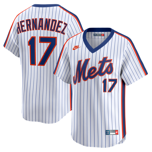 New York Mets Keith Hernandez Nike Cooperstown Limited Jersey - White MLB Team Jersey Baseball Fan Apparel