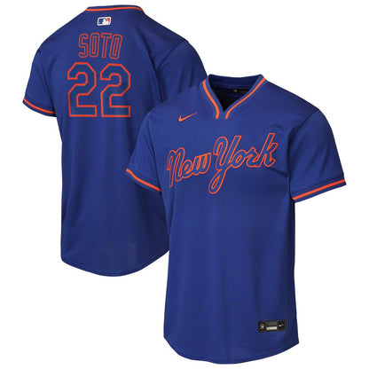 New York Mets Juan Soto Nike Youth Road Replica Jersey - Gray MLB Team Jersey Baseball Fan Apparel
