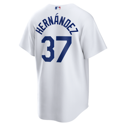 Los Angeles Dodgers Teoscar Hernández Nike Home Replica Jersey - White MLB Team Jersey Baseball Fan Apparel