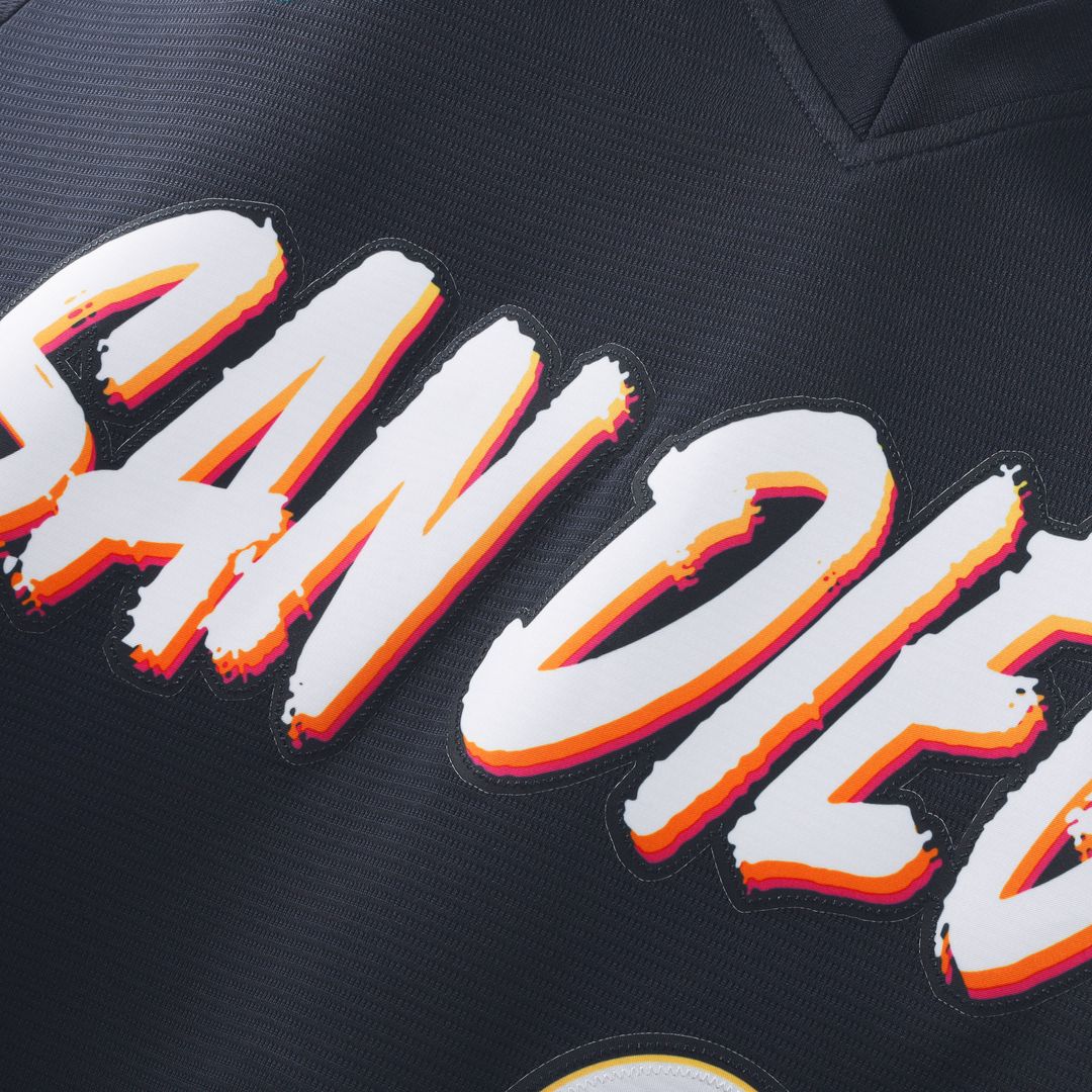 San Diego Padres Joe Musgrove Nike 2026 City Connect Stadium Jersey - Obsidian MLB Team Jersey Baseball Fan Apparel