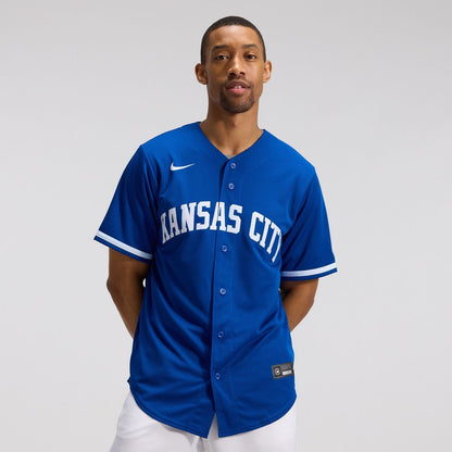Kansas City Royals Nike Alternate Replica Team Jersey - Royal MLB Team Jersey Baseball Fan Apparel