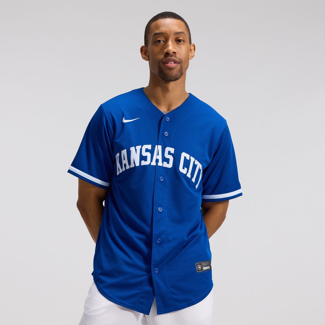 Kansas City Royals Nike Road Replica Team Jersey - Gray MLB Team Jersey Baseball Fan Apparel