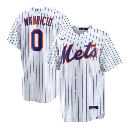 New York Mets Ronny Mauricio Nike Home Replica Jersey - White MLB Team Jersey Baseball Fan Apparel
