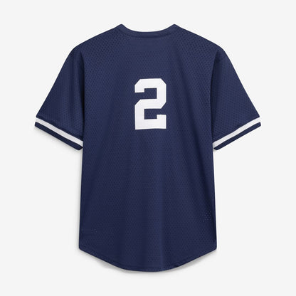 New York Yankees Derek Jeter Mitchell & Ness Big & Tall Batting Practice Replica Player Jersey - Navy MLB Team Jersey Baseball Fan Apparel