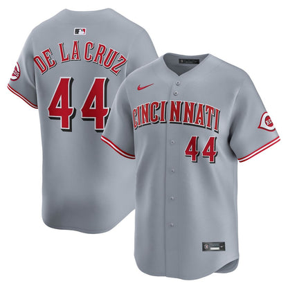 Cincinnati Reds Elly De La Cruz Nike Road Limited Player Jersey - Gray MLB Team Jersey Baseball Fan Apparel
