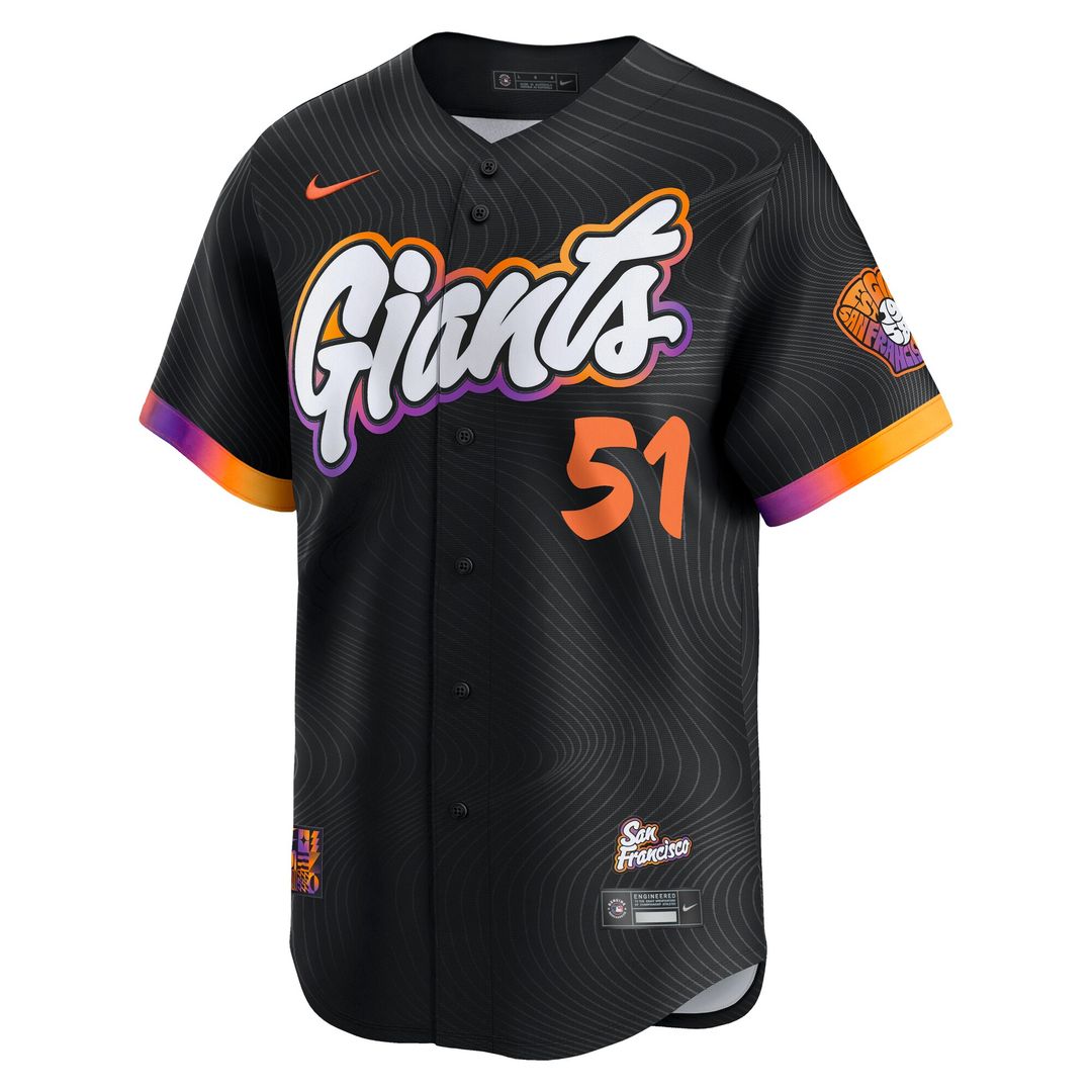 San Francisco Giants Jung Hoo Lee Nike 2025 City Connect Limited Jersey - Black MLB Team Jersey Baseball Fan Apparel