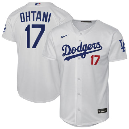 Los Angeles Dodgers Shohei Ohtani Nike Youth Home Stadium Jersey - White MLB Team Jersey Baseball Fan Apparel