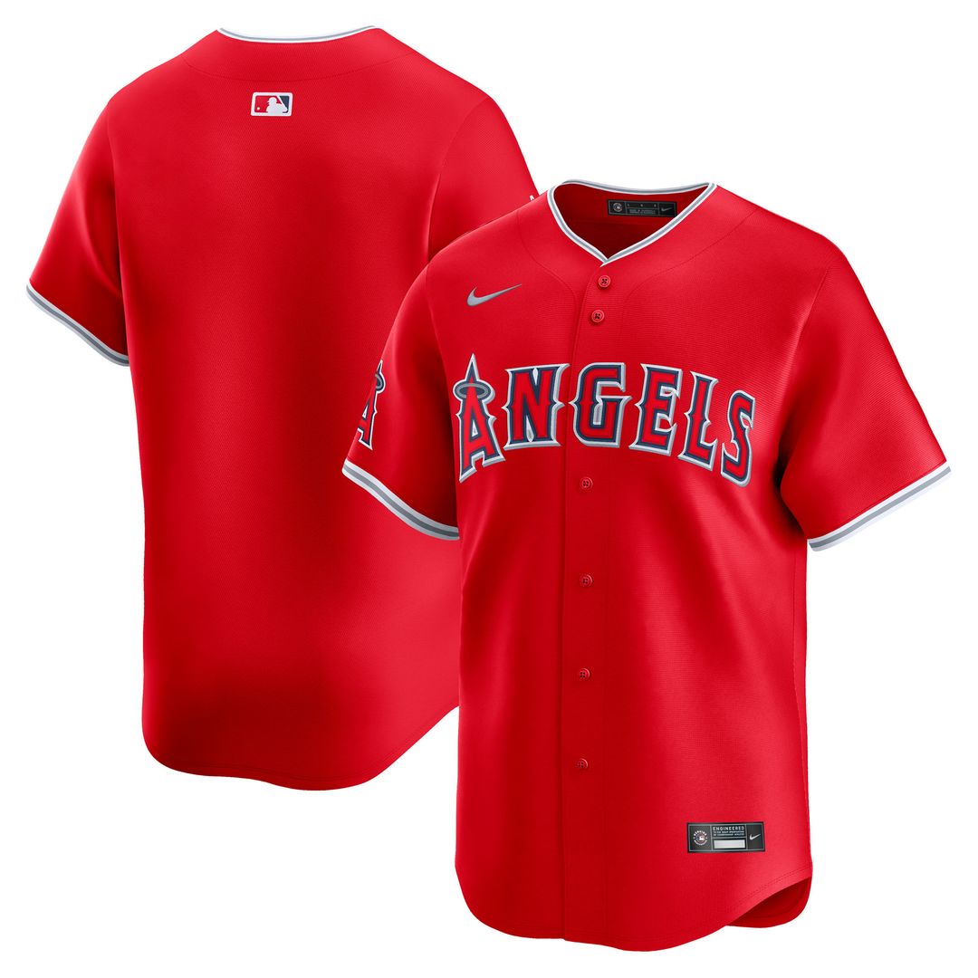 Los Angeles Angels Nike Home Limited Jersey - White MLB Team Jersey Baseball Fan Apparel