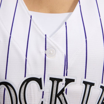 Colorado Rockies Nike Women's Home Replica Team Jersey - White MLB Team Jersey Baseball Fan Apparel