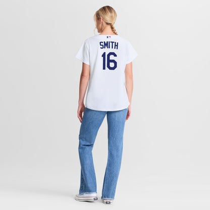 Los Angeles Dodgers Will Smith Nike Women's Home Replica Jersey - White MLB Team Jersey Baseball Fan Apparel
