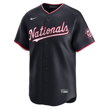Washington Nationals Nike Alternate Limited Custom Jersey - Navy MLB Team Jersey Baseball Fan Apparel