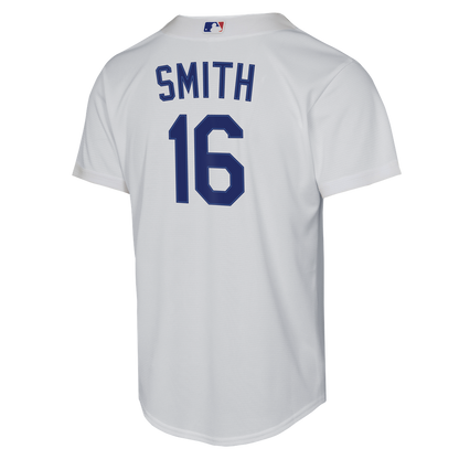 Los Angeles Dodgers Will Smith Nike Youth Home Replica Jersey - White MLB Team Jersey Baseball Fan Apparel