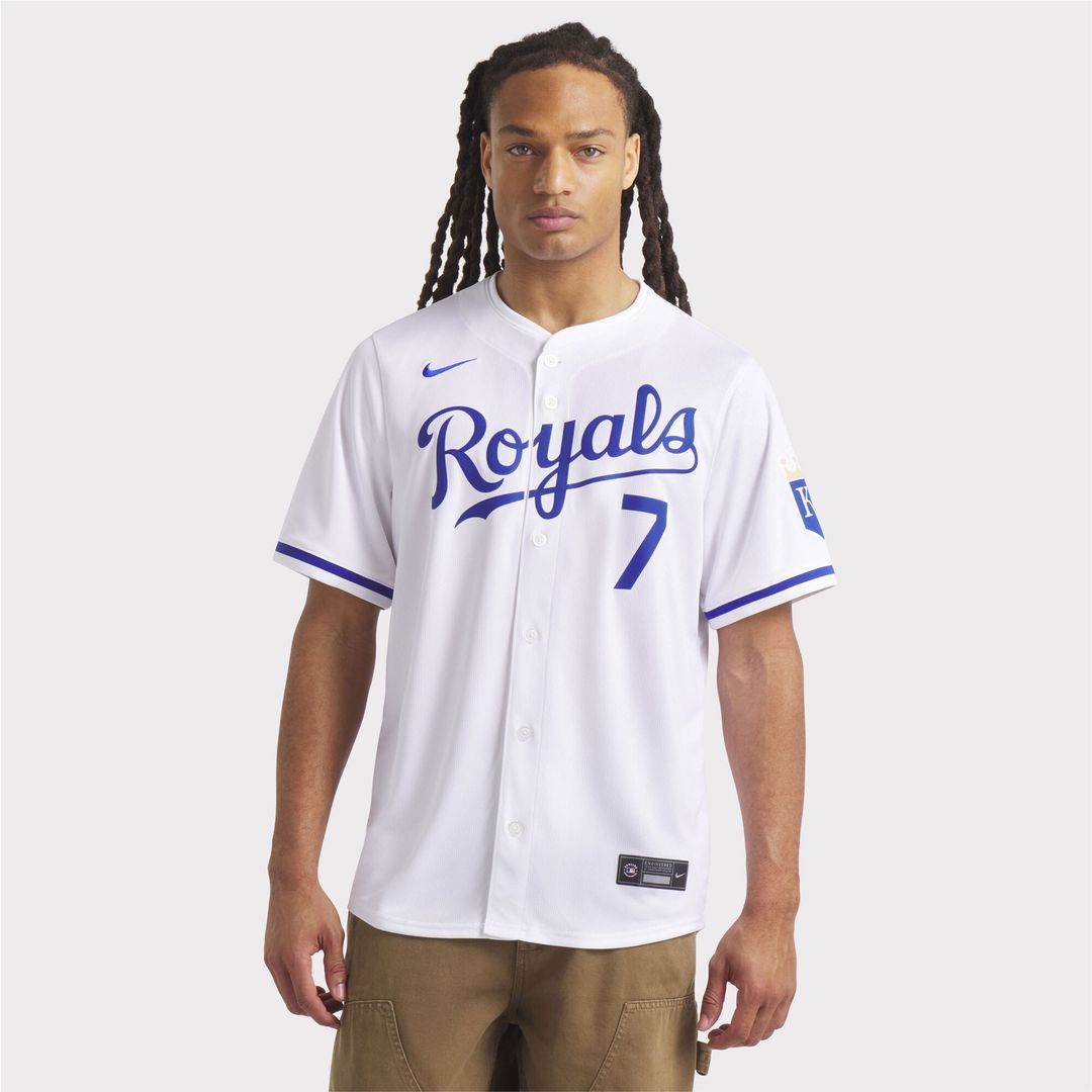 Kansas City Royals Bobby Witt Jr. Nike Home Limited Player Jersey - White MLB Team Jersey Baseball Fan Apparel