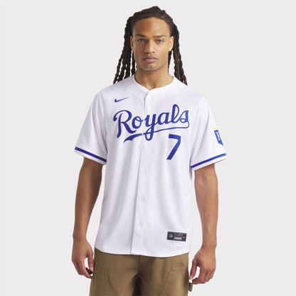 Kansas City Royals Bobby Witt Jr. Nike Home Limited Player Jersey - White MLB Team Jersey Baseball Fan Apparel