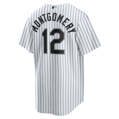 Chicago White Sox Colson Montgomery Nike Home Replica Jersey - White MLB Team Jersey Baseball Fan Apparel