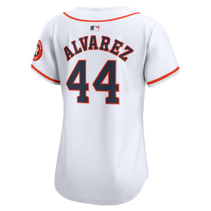 Houston Astros Yordan Alvarez Nike Women's Home Limited Player Jersey - White MLB Team Jersey Baseball Fan Apparel