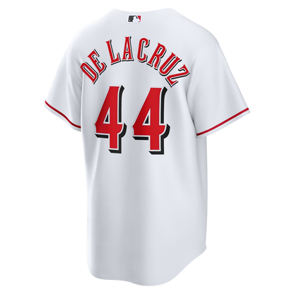 Cincinnati Reds Elly De La Cruz Nike Alternate 2 Replica Jersey - White MLB Team Jersey Baseball Fan Apparel