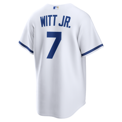 Kansas City Royals Bobby Witt Jr. Nike Home Replica Jersey - White MLB Team Jersey Baseball Fan Apparel