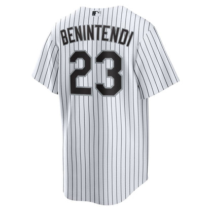 Chicago White Sox Andrew Benintendi Nike Home Player Jersey - White/Black MLB Team Jersey Baseball Fan Apparel