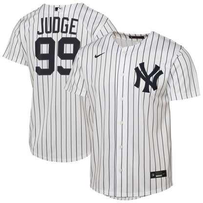 New York Yankees Aaron Judge Nike Youth Home Replica Player Jersey - White MLB Team Jersey Baseball Fan Apparel