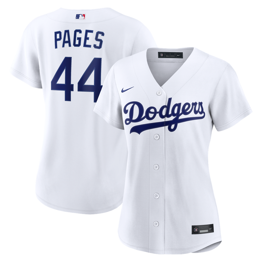 Los Angeles Dodgers Andy Pages Nike Women's Home Replica Jersey - White MLB Team Jersey Baseball Fan Apparel