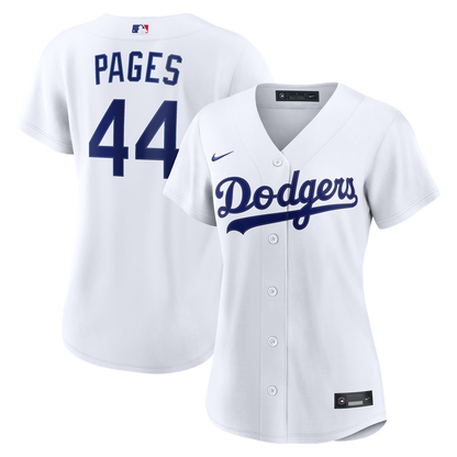 Los Angeles Dodgers Andy Pages Nike Women's Home Replica Jersey - White MLB Team Jersey Baseball Fan Apparel