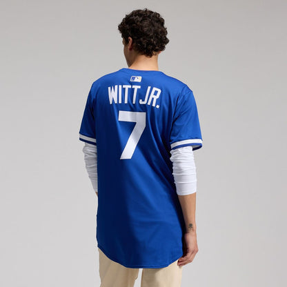 Kansas City Royals Bobby Witt Jr. Nike Home ElitePlayer Jersey - White MLB Team Jersey Baseball Fan Apparel