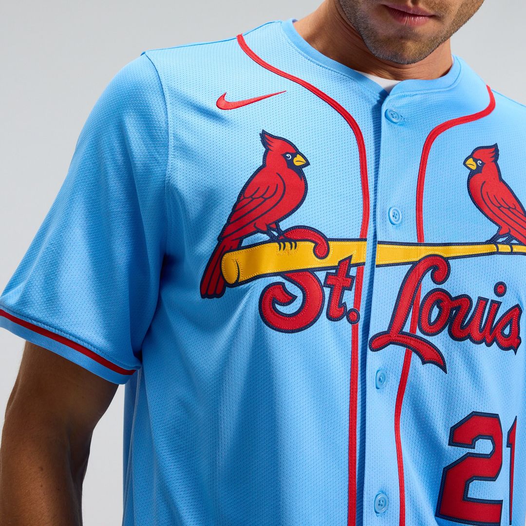 St. Louis Cardinals Lars Nootbaar Nike Alternate Limited Jersey - Light Blue MLB Team Jersey Baseball Fan Apparel